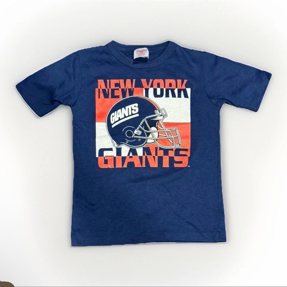 Teamwork Other - New York Giants T Shirt Youth Large Teamwork USA NFL Football Made in USA